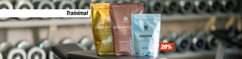 20% p allt frn Trainimal